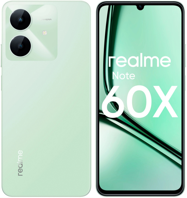Купить Смартфон realme Note 60X (4+128) зеленый